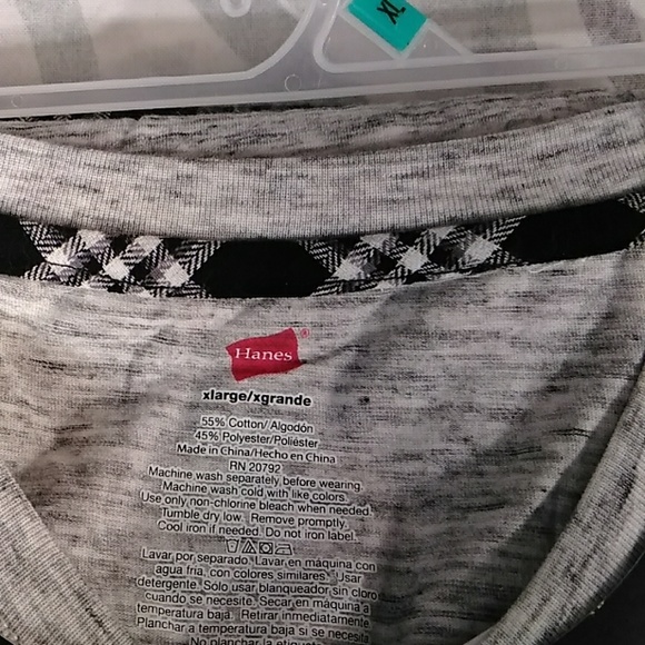 Long sleeve henley  &  flannel pant set - Picture 4 of 8